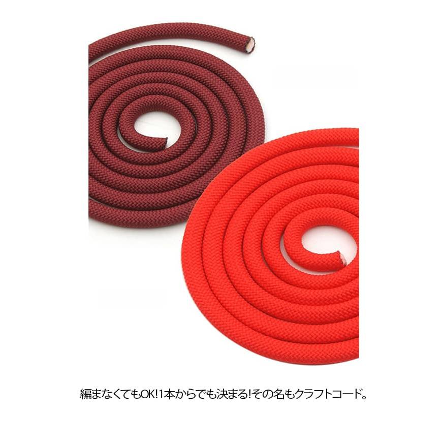 パラコード 8mm 太め 手芸 クラフトコード 長さ10m 全20色 カラー
