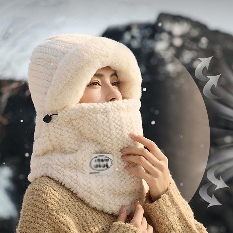 フードウォーマー ネックウォーマー 両面起毛 厚手 ふわふわ もこもこ