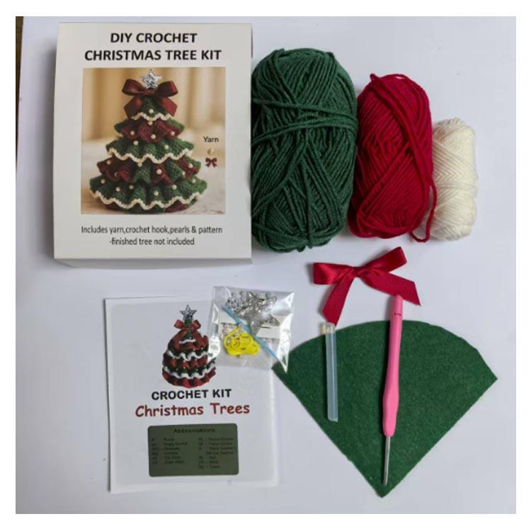 クリスマスツリーキット クリスマス クリスマスツリー 編み物 初心者