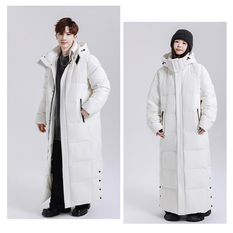 超ロング ダウンジャケット ベンチコート ロング ダウンコート メンズ