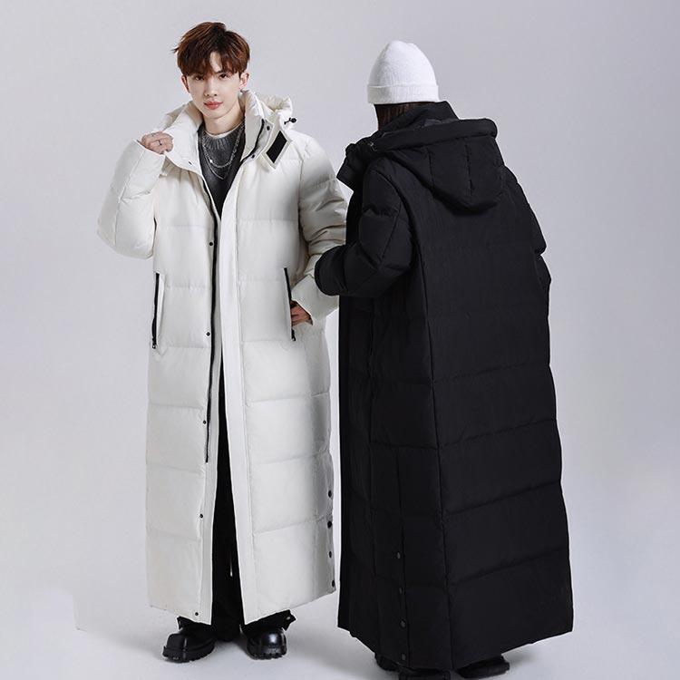[Bligo] ダウンジャケット メンズ ダックダウン ベンチ コート ロング丈 楽天市場】ロング丈 ダウンコート メンズ ベンチコート ダウン