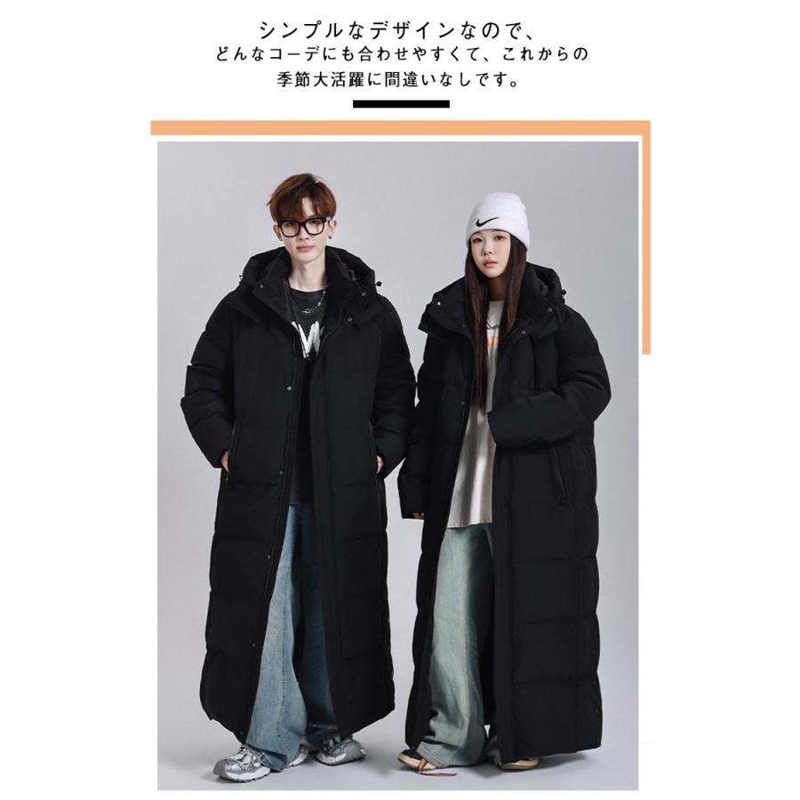 超ロング ダウンジャケット ベンチコート ロング ダウンコート メンズ