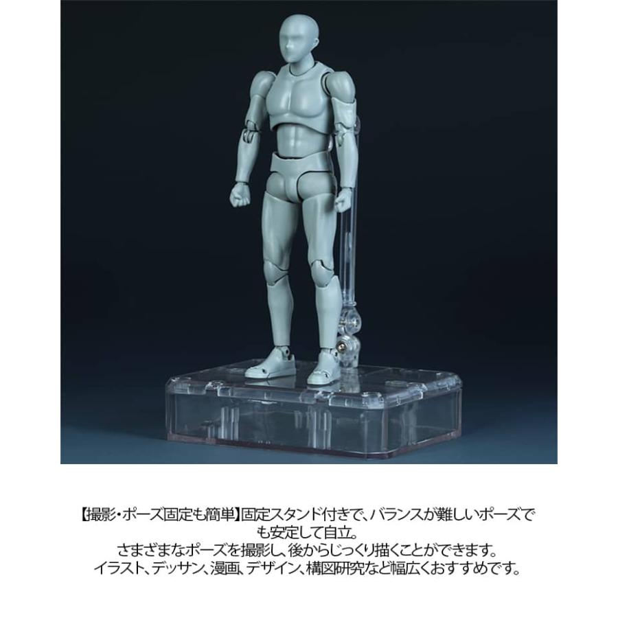 デッサン人形 15cm 30箇所関節可動 漫画 モデル フィギュア デッサン