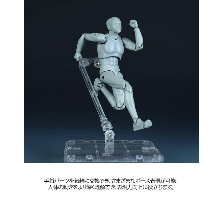 デッサン人形 15cm 30箇所関節可動 漫画 モデル フィギュア デッサン