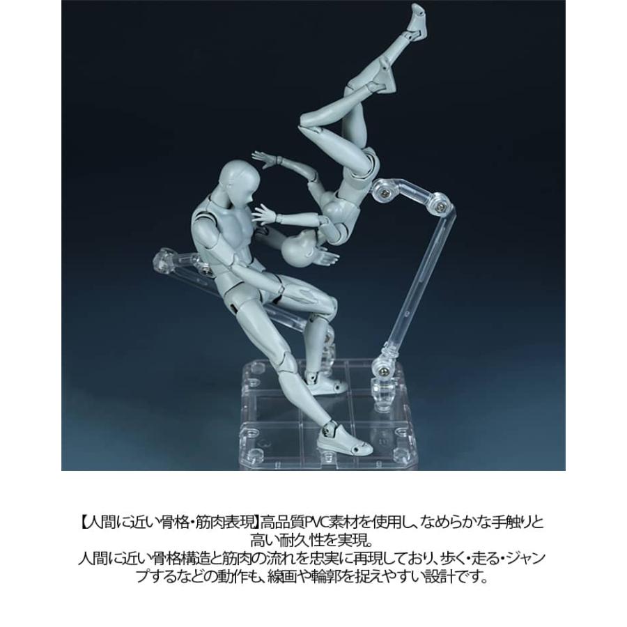 デッサン人形 15cm 30箇所関節可動 漫画 モデル フィギュア デッサン