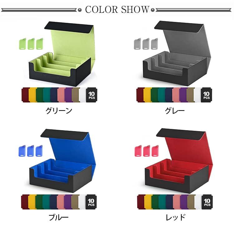 デッキケース 1800枚収納 3列 大容量 カードケース トレカ PUレザー 縦
