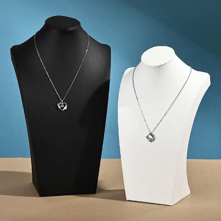 ネックレスディスプレイスタンド アクセサリースタンド トルソー 2点 ネックレスケース 8点 合計10点 ネックレス トルソー ジュエリーディスプレイスタンド ネックレス