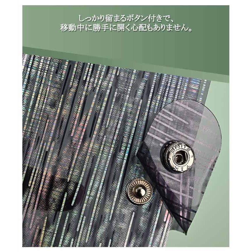 シール用窓付バインダー◆A5ワイドタイプ◆ダークグリーンレザー◆シルバーロゴ シール帳 バインダー A5 A6 シール はがせる シールバインダー 台紙 6
