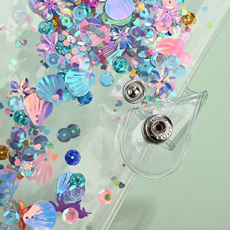 バインダー a6 A6 シール帳 透明 おしゃれ 流砂 リフィル 2冊セット