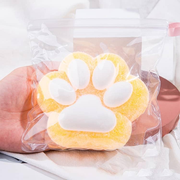 スクイーズ玩具 猫の爪 巨大な肉球 透明な猫の足 スクイーズ もちもち