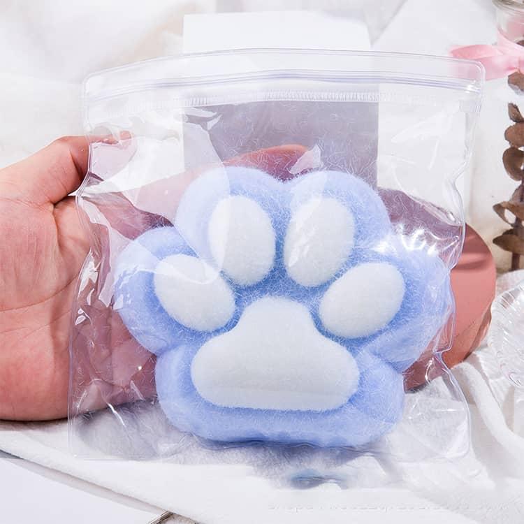 スクイーズ玩具 猫の爪 巨大な肉球 透明な猫の足 スクイーズ もちもち