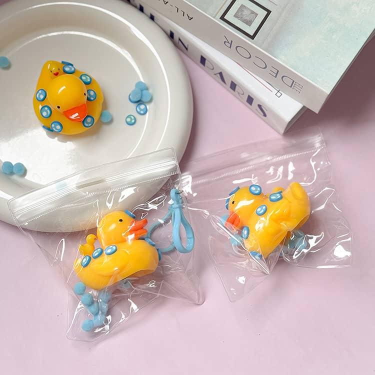 6個セット 可愛いアヒルのスクイーズ アヒル おもちゃ 癒し ぷっくり