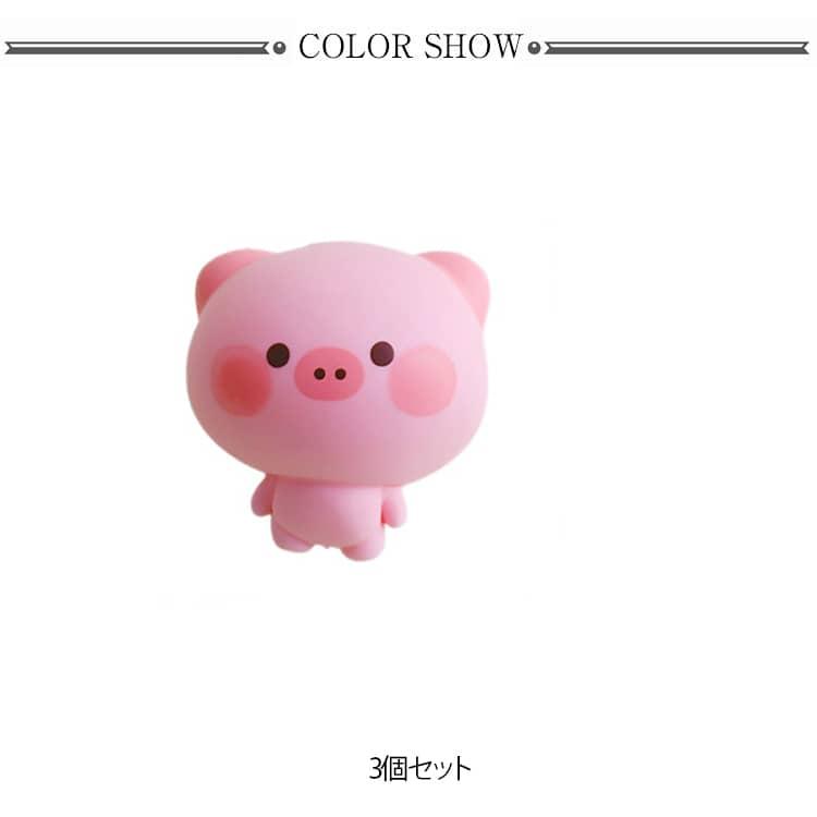 3個セット スクイーズ 動物 低反発 ストレス 解消 発散 可愛い