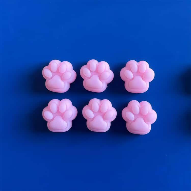 70個セット】 肉球シール おしりシール パーツ ぷくぷく 猫爪 ぷにぷに