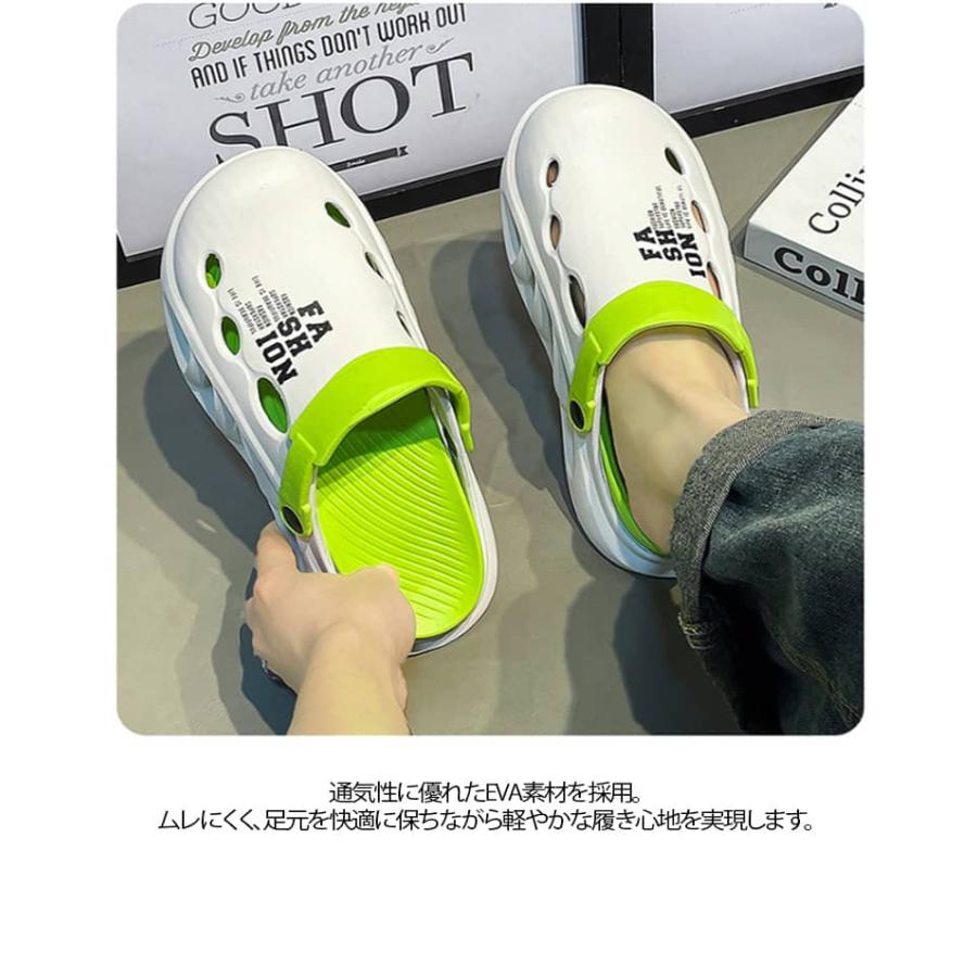 VANS スニーカー&クロックスサンダルの2足セット クロッグサンダル メンズ EVA 厚底サンダル 2WAY サボサンダル