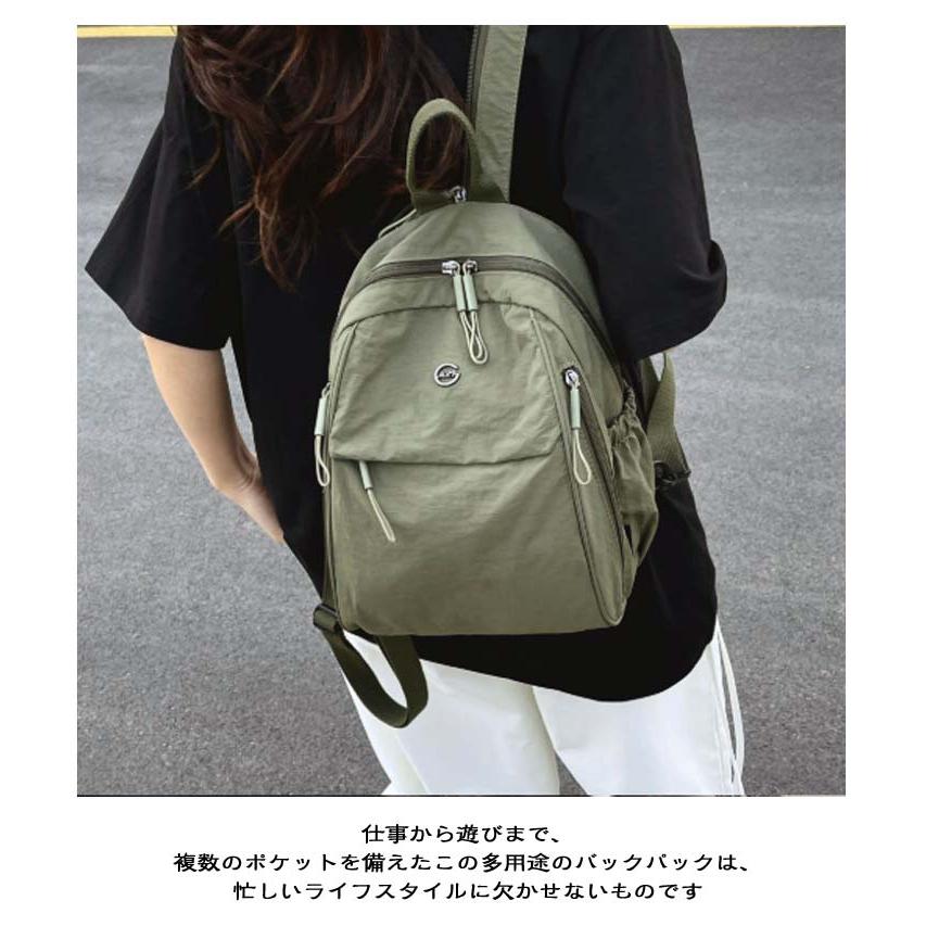 ミニリュック 4WAY 多ポケット ワンショルダー リュックサック 多WAY