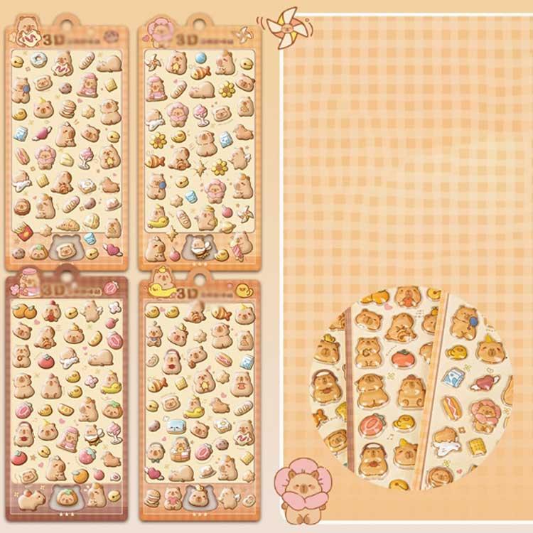 12枚セット 立体シール ぷくぷくシール ご褒美シール 可愛い パンダ