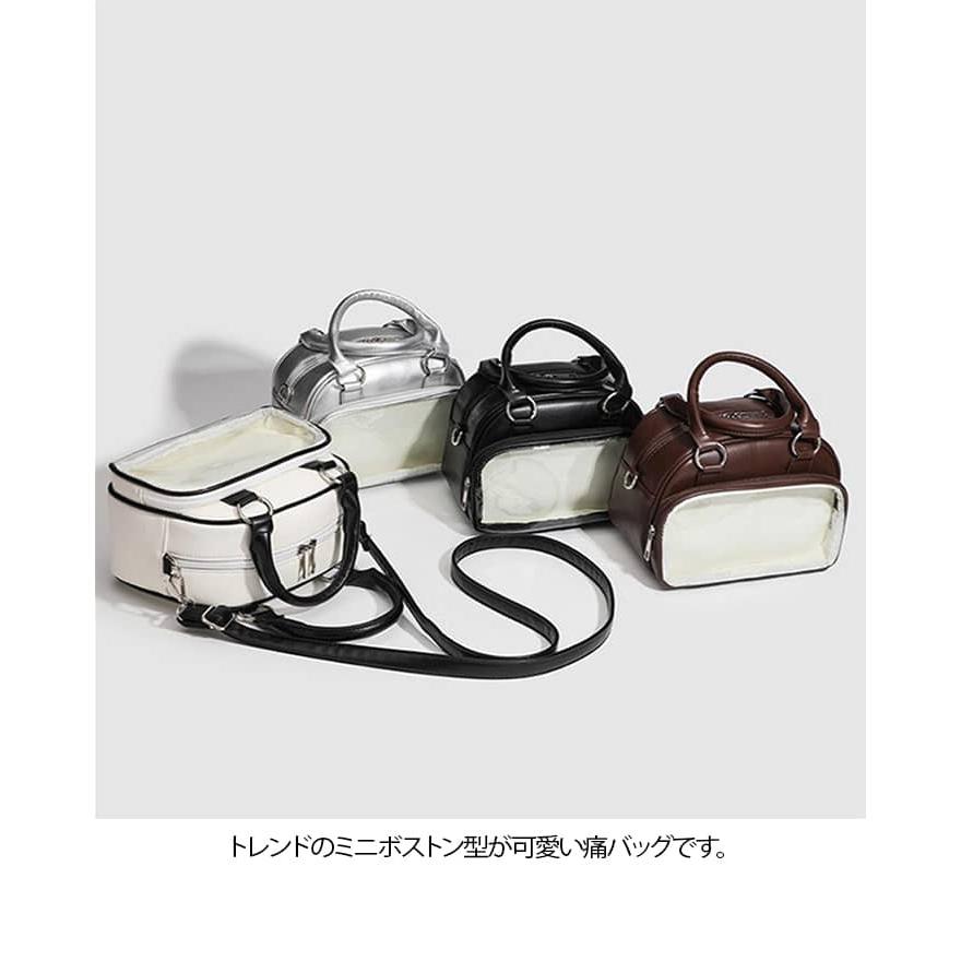 痛バッグ ミニボストン 人気 小さめ 痛バ ショルダー ミニ 2WAY トート