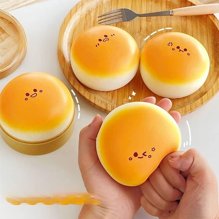 スクイーズ 2個セット メロジョイ 低反発 大福 パン ぷにぷに ふわふわ