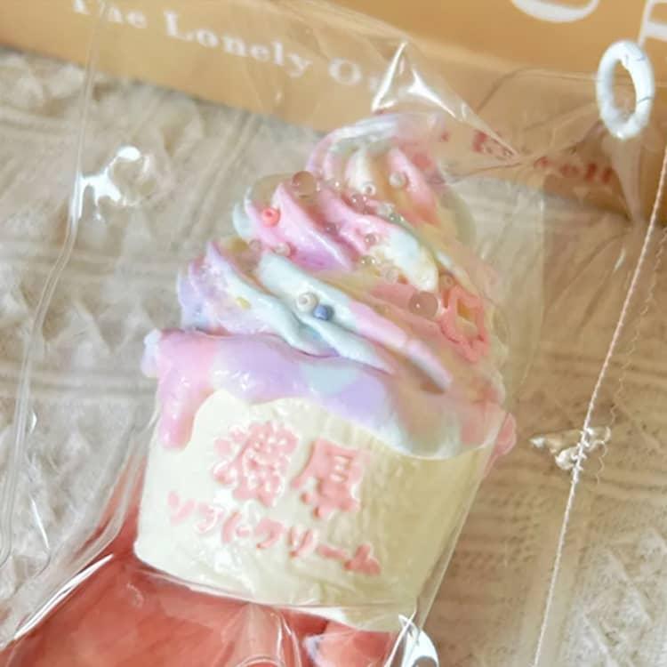 スクイーズ ソフトクリーム ぷにぷに 低反発 メロジョイ 大福 アイス