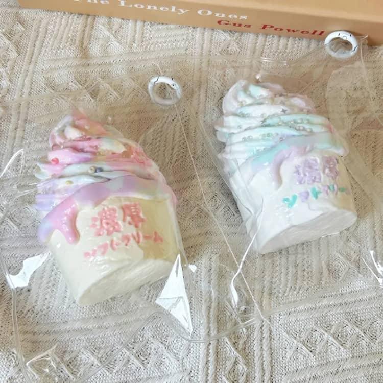 スクイーズ ソフトクリーム ぷにぷに 低反発 メロジョイ 大福 アイス