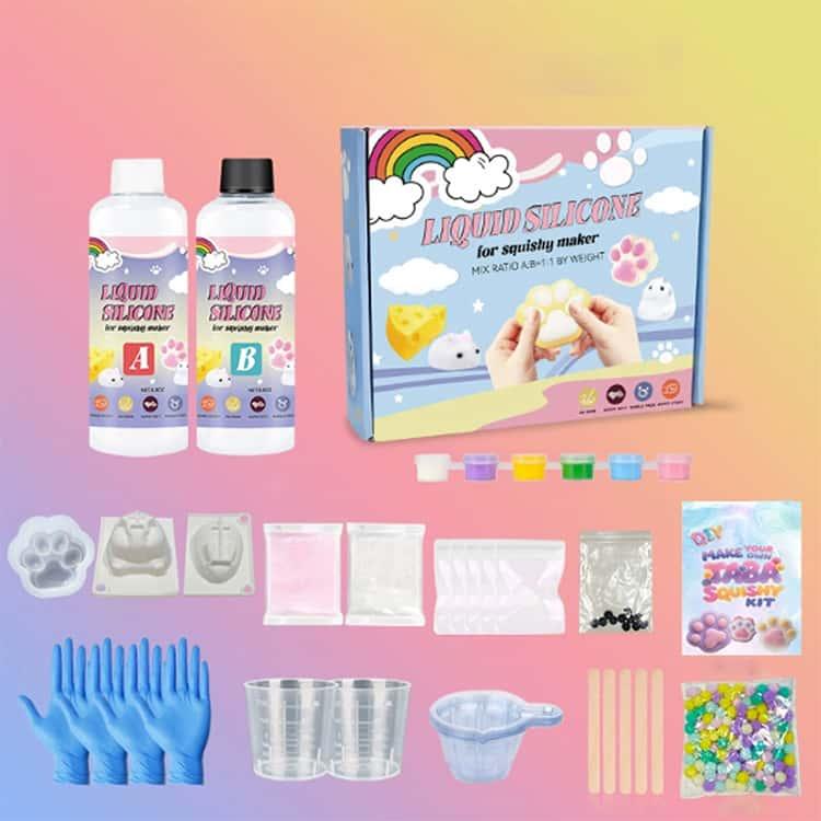 スクイーズ手作りキット 500ml キット DIY こども 子供 大人 モチモチ