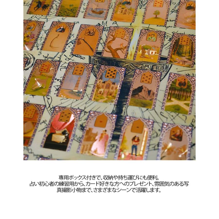 タロットカード 金箔仕様 40枚入 ルノルマンカード 占いカード 英語版