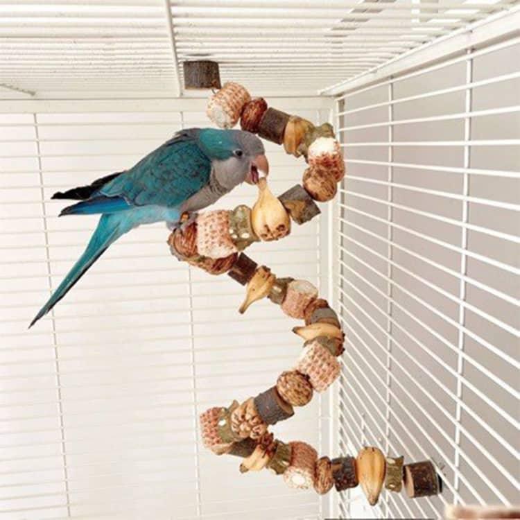 鳥用 おもちゃ かじり木 50cm 60cm 70cm 80cm 天然素材 自由変形 吊り