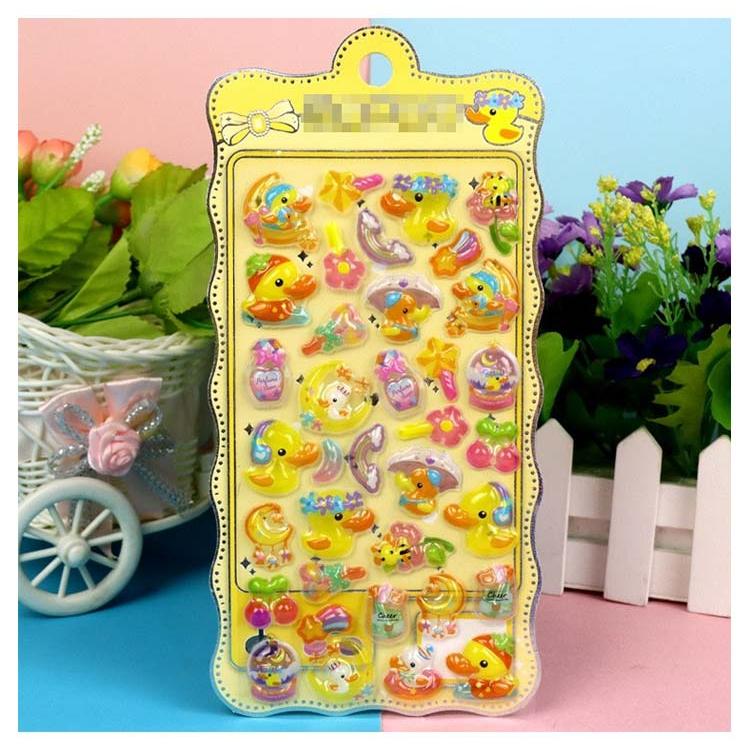 8枚セット】ぷくぷくシール 3Dシール 立体シール おはじきシール