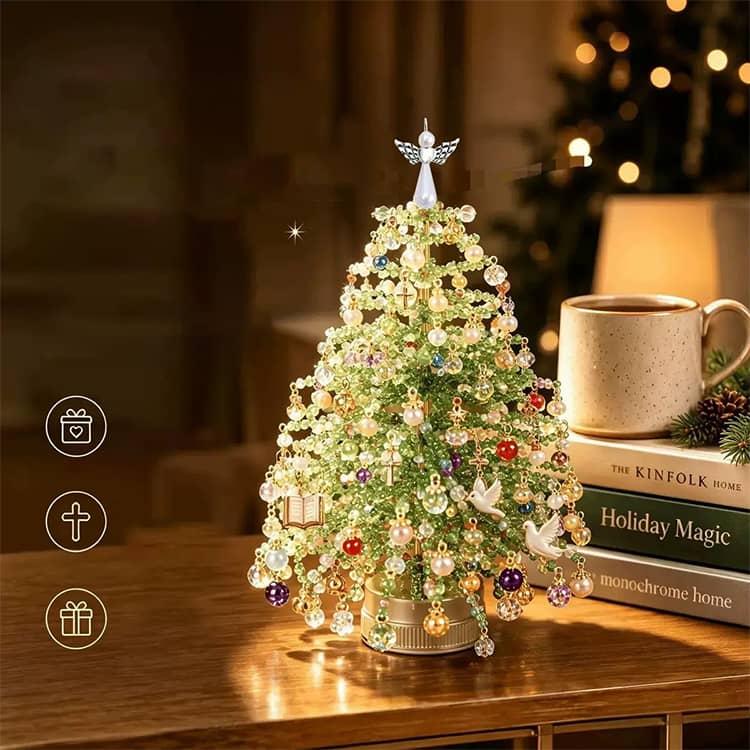 クリスマスツリー 手作りキット DIY ビーズツリー 手芸キット カラー