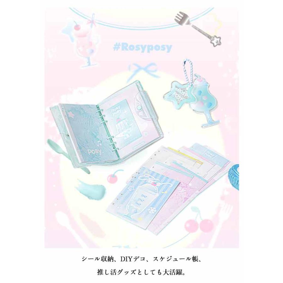 キラキラ輝く シール帳 リフィル付き シール付き ラメ入り PVCカバー