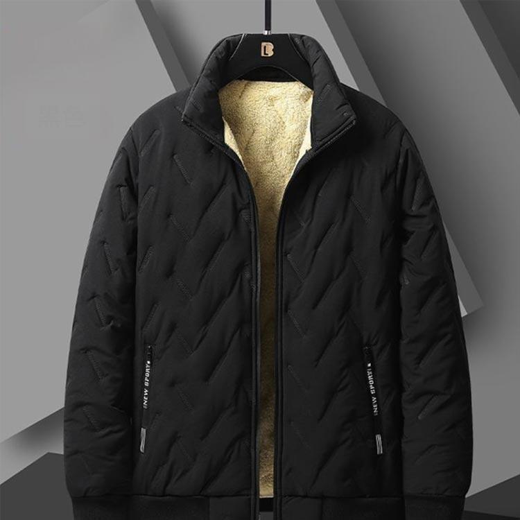 裏ボア ジャケット メンズ 立ち襟 中綿 防寒 ジャンパー 中綿