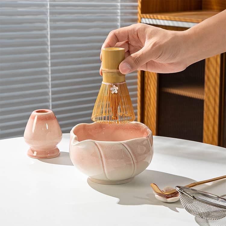 抹茶セット 茶道具 お点前セット 茶碗 百本立 茶筅 茶筅立て 茶杓 茶
