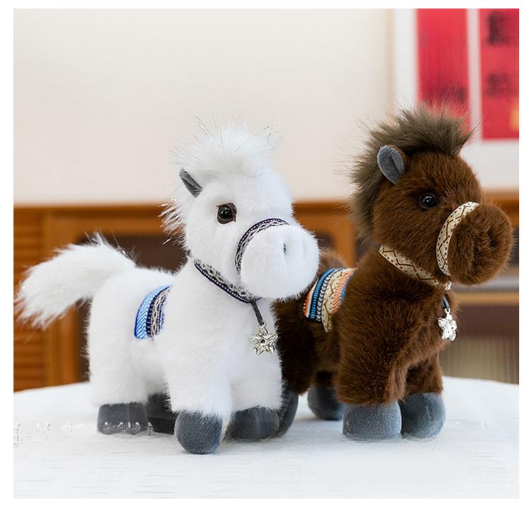 馬 ぬいぐるみ 干支 午年 丙午 マスコット 2026 正月 ふわふわ 可愛い