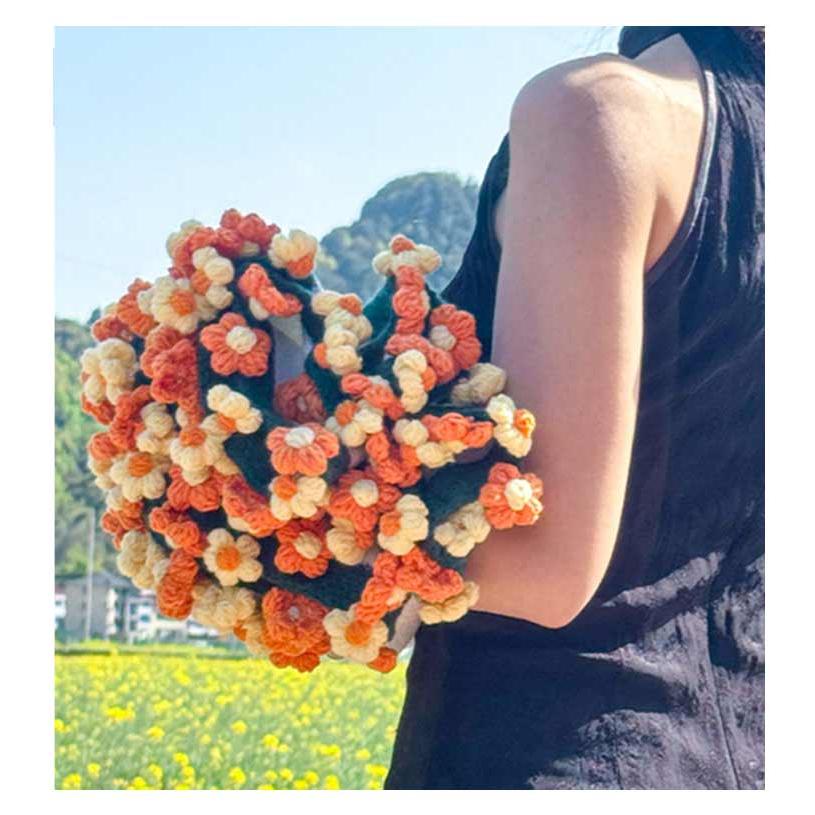 花束ブランケット ブーケブランケット 完成品 110cm 約82輪花