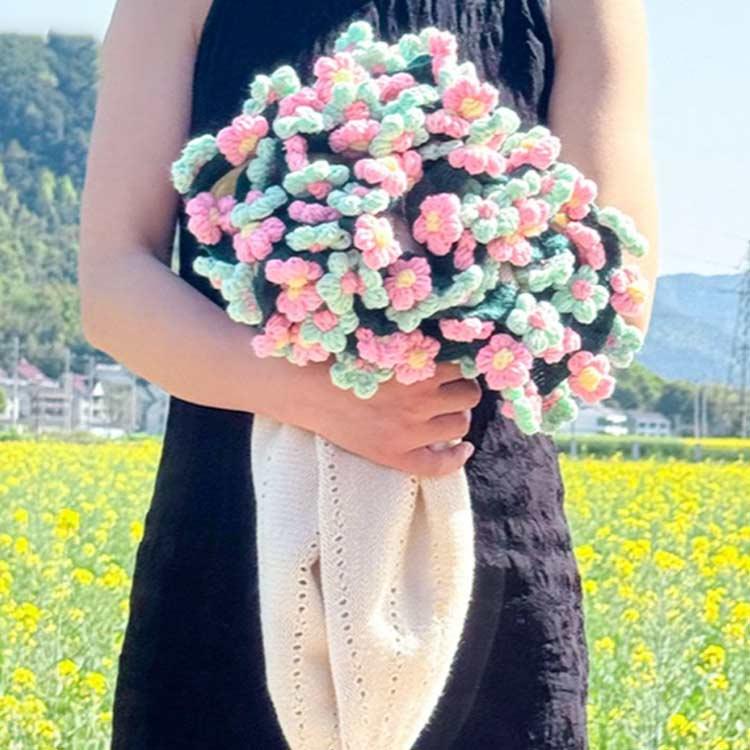 花束ブランケット ブーケブランケット 完成品 110cm 約82輪花