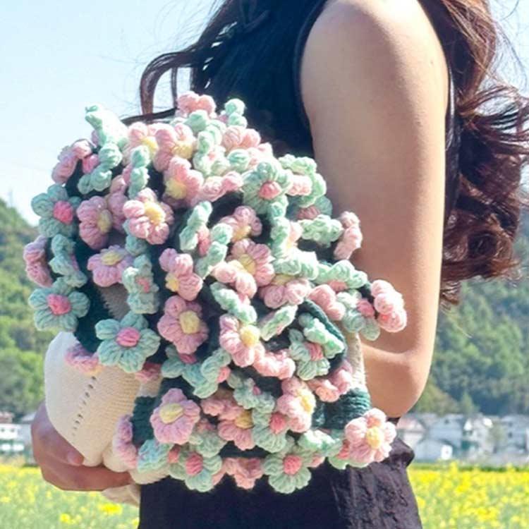 花束ブランケット ブーケブランケット 完成品 110cm 約82輪花