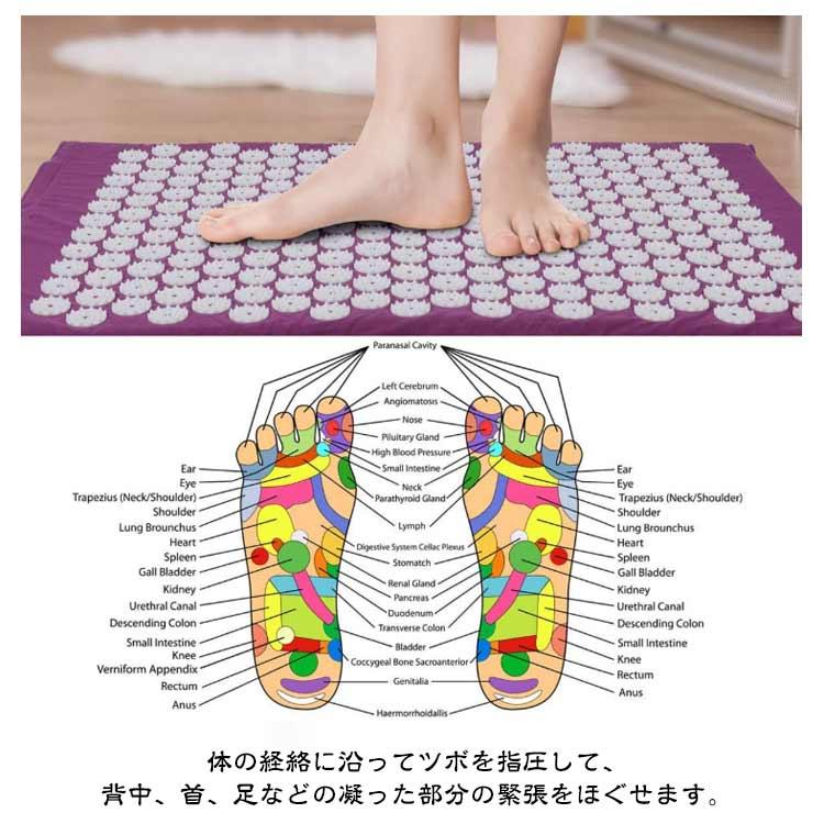 マッサージパッド シャクティ 指圧マット ヨガ マッサージ マット 痛み