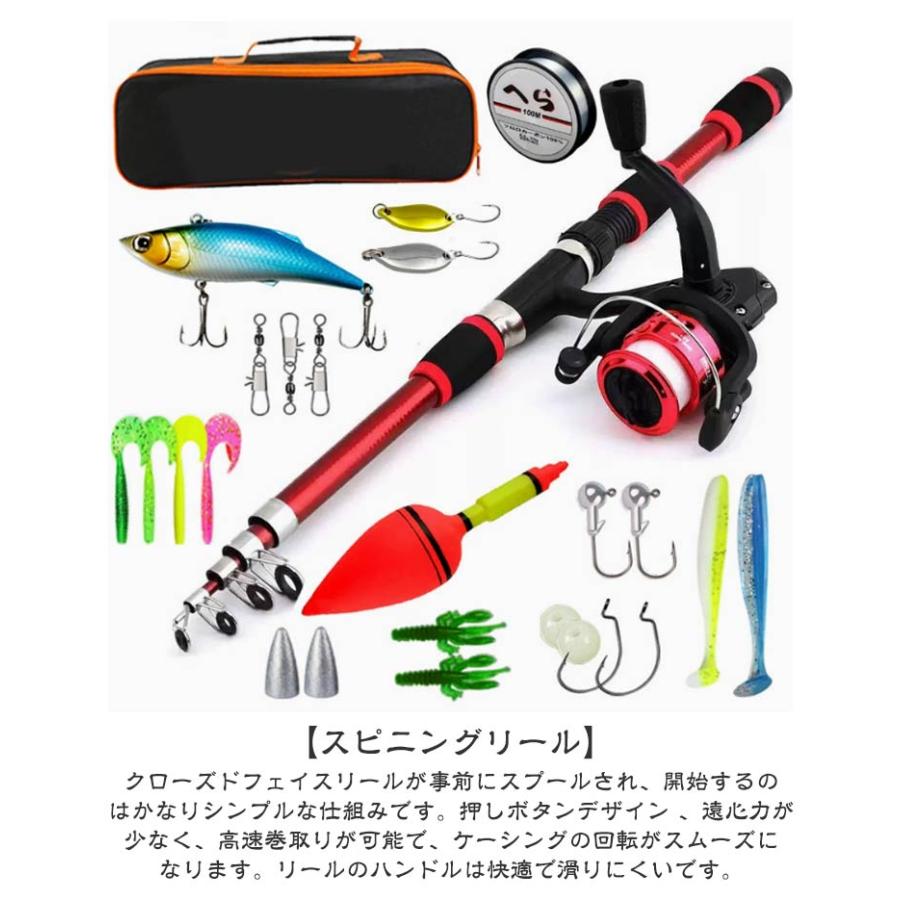 釣りセット 子供 釣り竿セット 釣り具セット 20点セット 1.8M釣竿