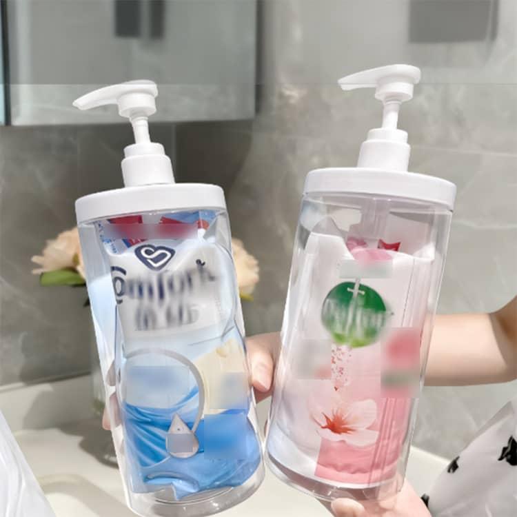 詰め替えボトル 詰め替え袋ごと入る ディスペンサー 1000ml 500ml 2個