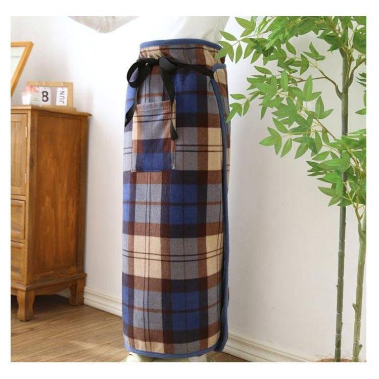 巻きスカート 裏ボア 防寒 ロング フリース 裏起毛 ラップスカート