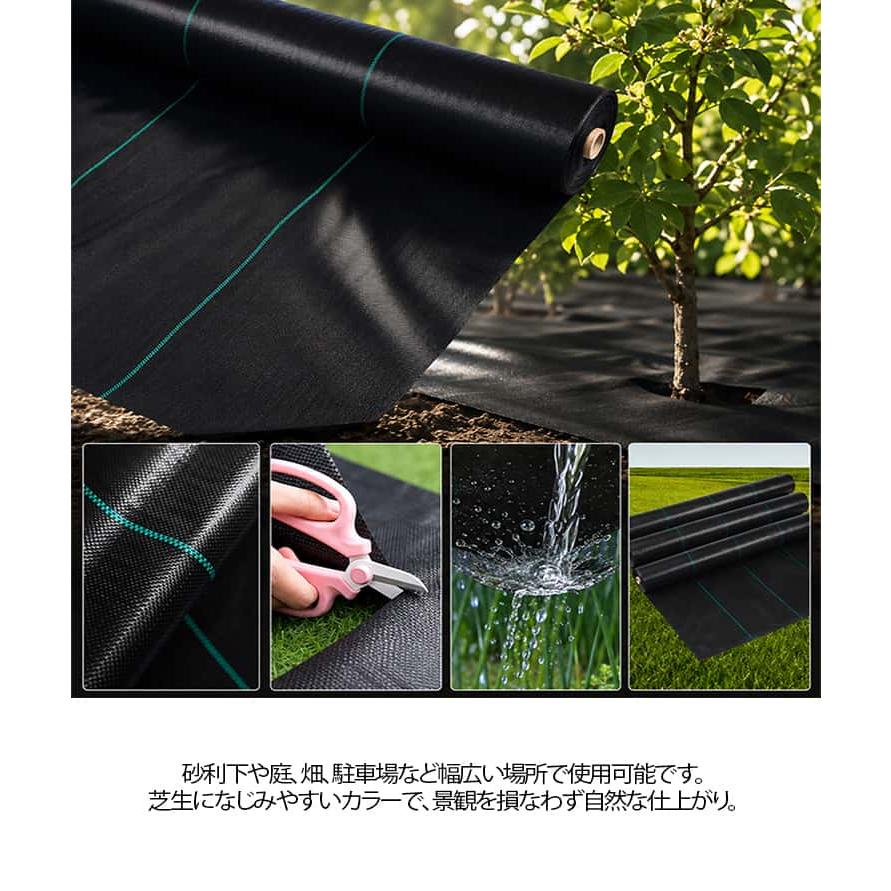 防草シート 1mx10m/20m 1.2m×15m 1.5m×10m 2m×10m 3m×5m 除草シート