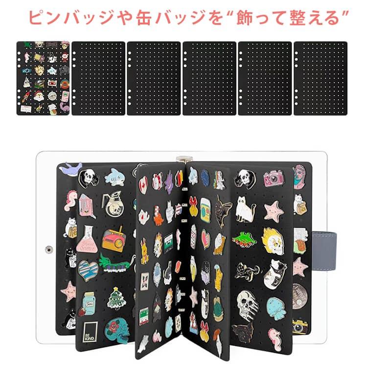 ピンバッジ ケース 缶バッチ ディスプレイホルダー カバー 収納 飾る 6