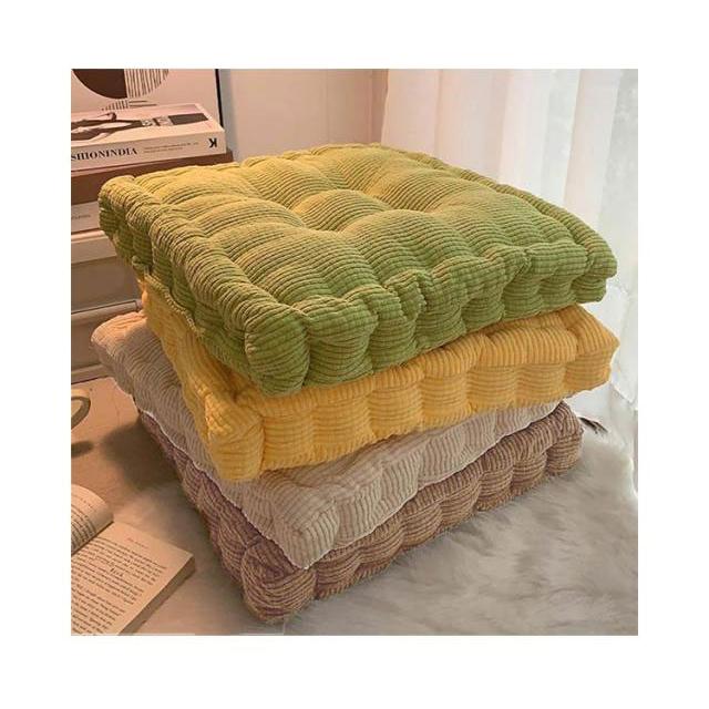 座布団 クッション 40cm*40cm 丸型 四角 椅子用クッション 秋冬 厚手
