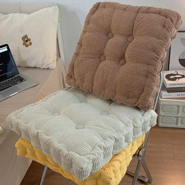 座布団 クッション 40cm*40cm 丸型 四角 椅子用クッション 秋冬 厚手
