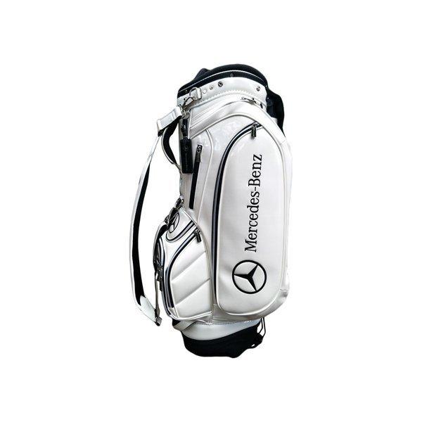 【限界価格極美品】メルセデスベンツ タイトリスト ゴルフバッグ　ネームタグ未使用 タイトリストTITLEIST×メルセデスベンツコラボ黒ゴルフバッグキャディ