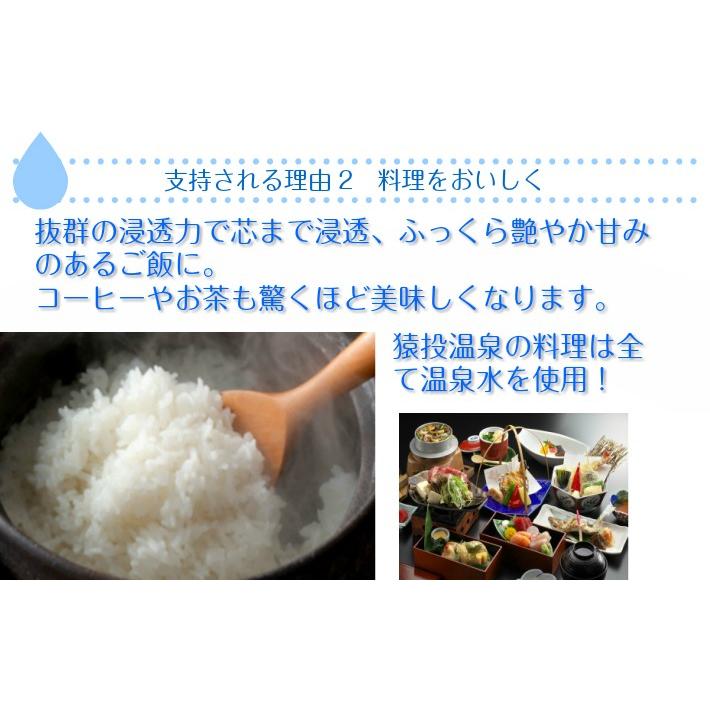 金泉の水 猿投温泉 飲める天然温泉水 【2ケース単位送料値引！】２Lボトル×６本 |  | 05