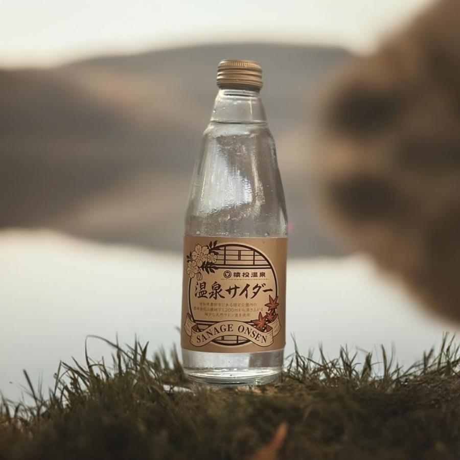 猿投温泉　 天然温泉サイダー 330ml×24本 | 