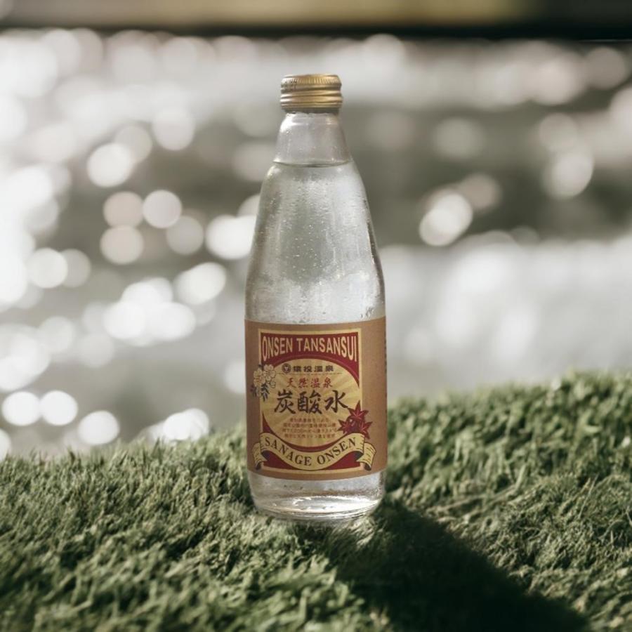 猿投温泉　 天然温泉炭酸水 330ml×24本 | 