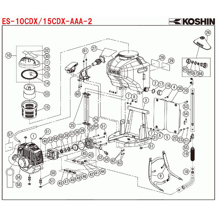 工進 ES-10CDX/15CDX 部品 図番号=34・35 ES-10C ケーシングCセット (パーツ) :ES-10CDX-045746401:サンアグリ - 通販 - Yahoo!ショッピング 工進 ES-10CDX/15CDX 部品 図番号=34・35 ES-10C ケーシングCセット (パーツ) :ES-10CDX-045746401:サンアグリ - 通販 - Yahoo!ショッピング